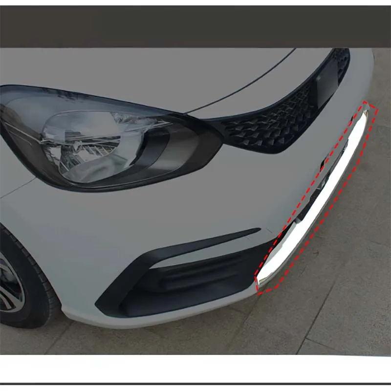 Car ABS Carbon Fiber Chrome Exterior Accessories OEM for 2021 Honda Fit Front Bumper Trim
