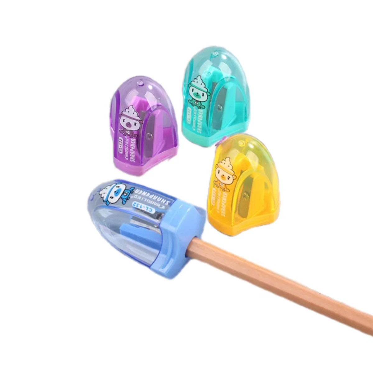 Wholesale student portable manual creative Cute pencil sharpener Mini sharpener