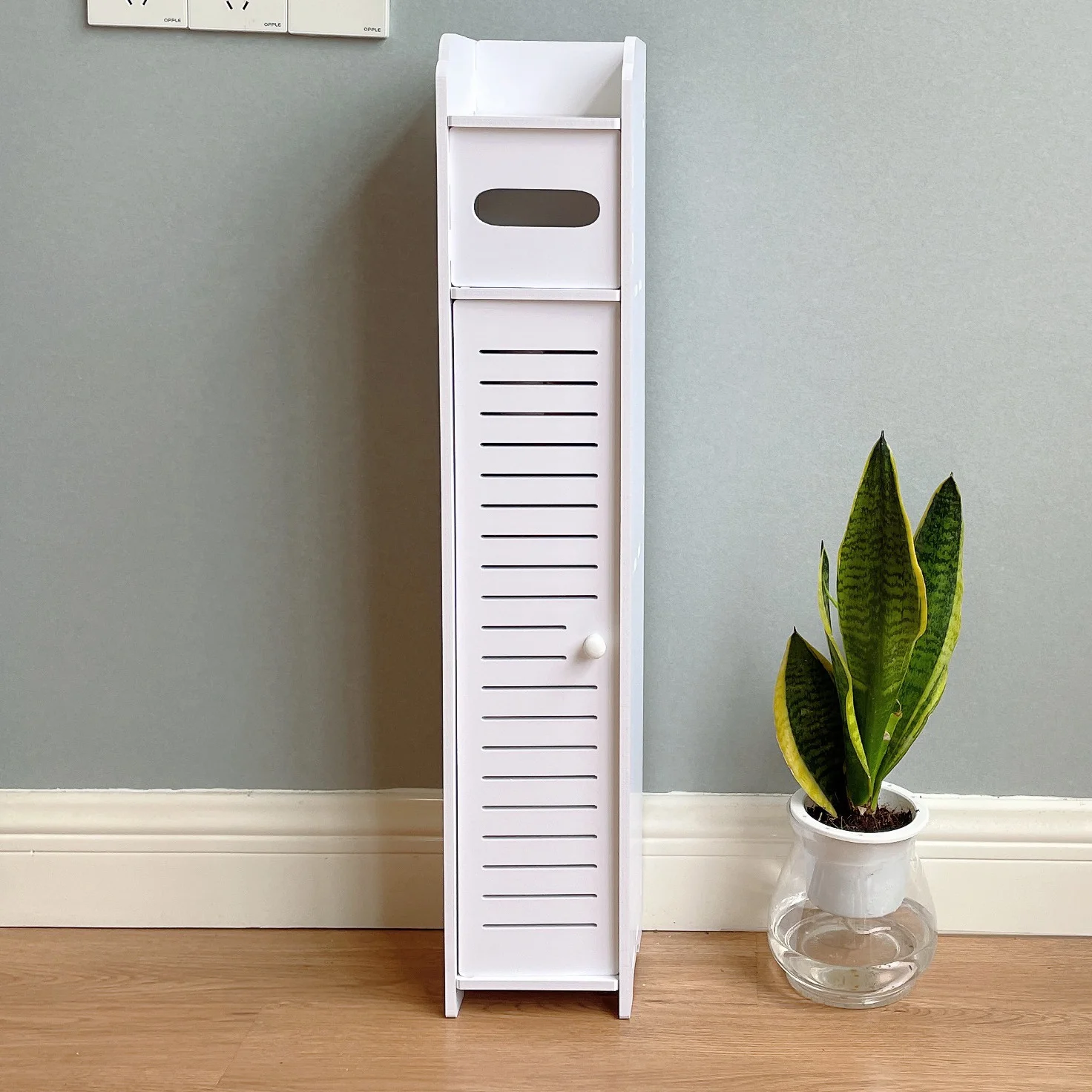 Waterproof Bathroom Toilet Corner Tissue Cabinet Storage Organizer