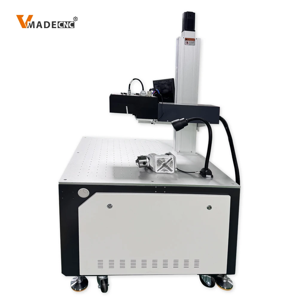 20w 30w 50w Automatic Raycus Max Ipg Online Flying Food Box Fiber Laser Marker Engraver Etcher Engraving Etching Marking Machine