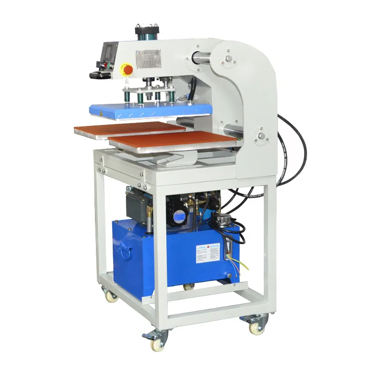 Hydraulic Touch Screen Dual Heat Press Machine 16*24 Inch Double Heat Press Machines For Cloth Printing Machine