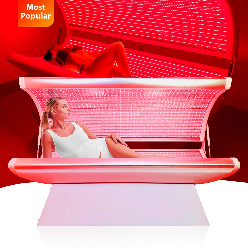 Suyzeko Free Logo Customize Increased Blood Circulation 660nm 850nm LED Light Pod Red NIR Infrared Light Therapy Bed for Clinic