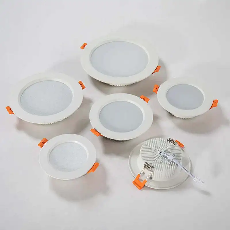 CE RoHS SAA certified 5w 7w 12w 20w recessed led light downlight slim surface mounted grille white round ceiling panel light