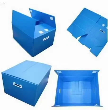 Wholesale PP plastic hollow board turnover box hollow board frame box folding plastic corrugated board fruit carton