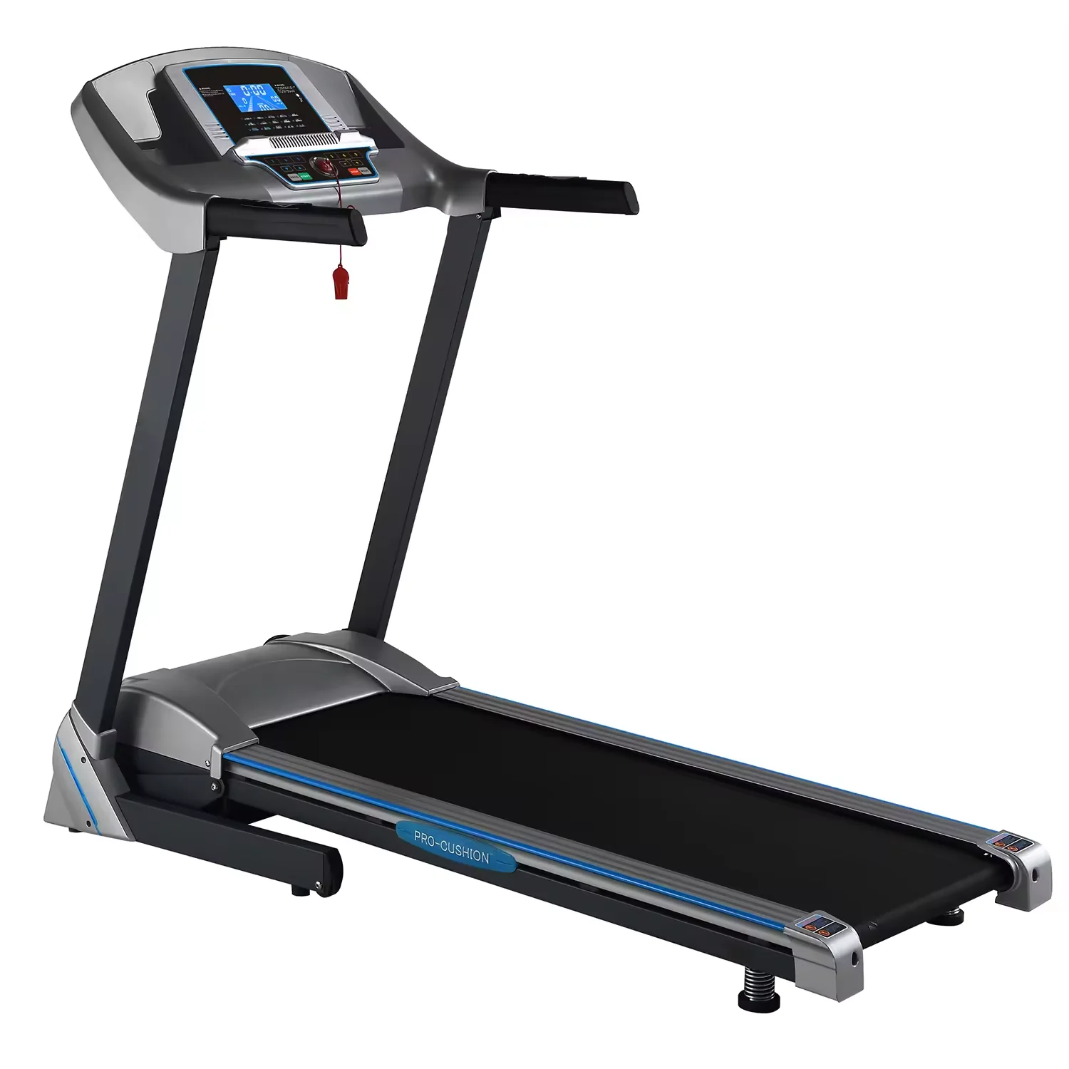 Cheap Price Folding Electric Motorized Automatic Incline Treadmill with 1.75HP DC Motor