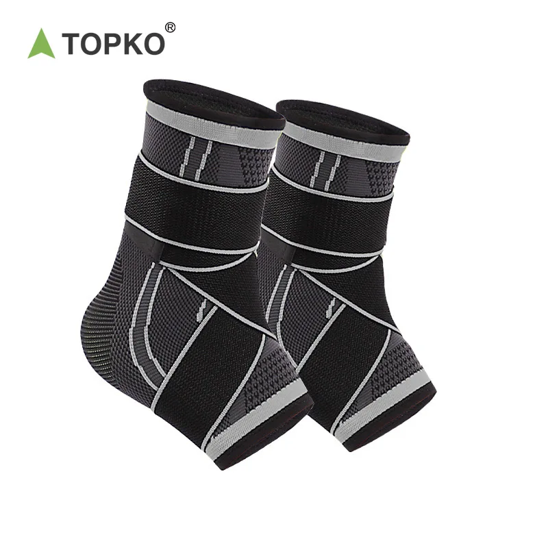 TOPKO Sports Ankle Sleeves Support Compression Ankle Brace