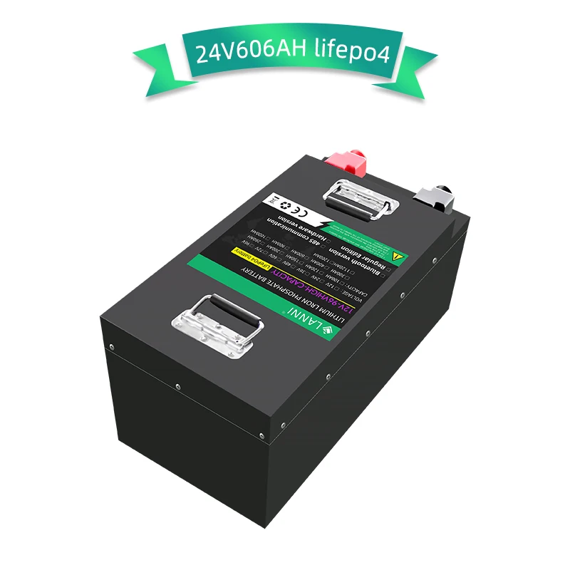 Electric forklift 24V606ah intelligent BMS deep cycle energy storage lithium battery