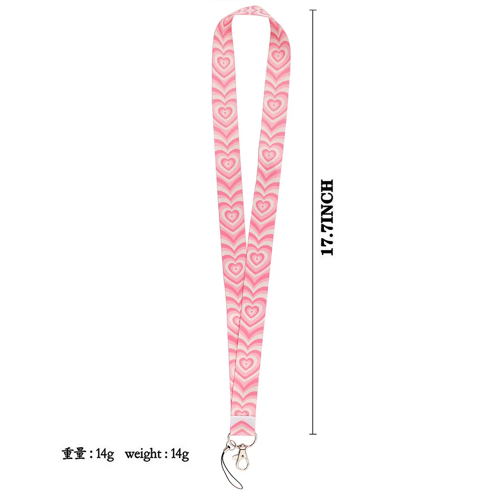 Wholesale Heat transfer polyester new style hanging rope Handmade Braided Hand-woven daisy flower mobile phone lanyard