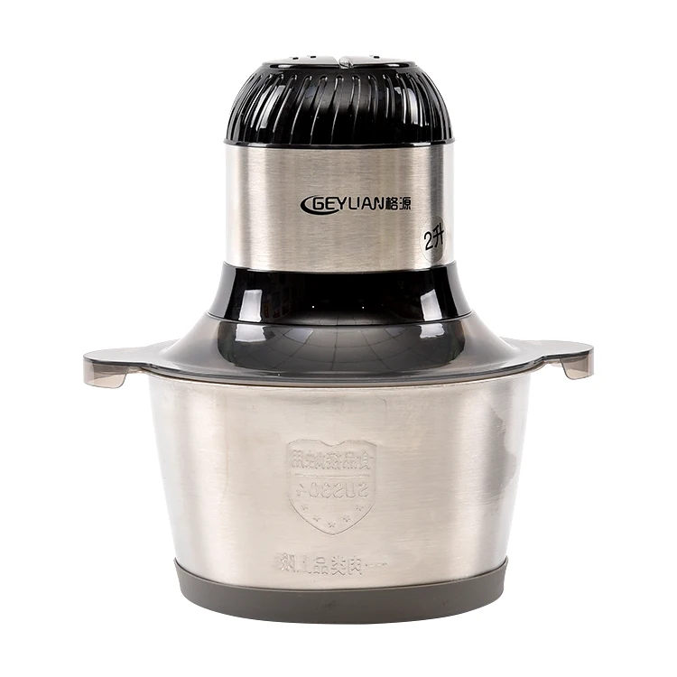 meat grinder 2L electric food chopper  home meat grinder mixer multifunctional food processor