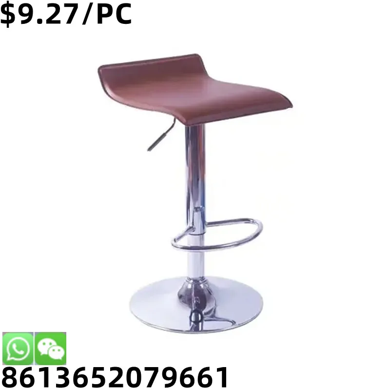 Modern Style Metal Dining PU Bar Stools Restaurant Bar Chair