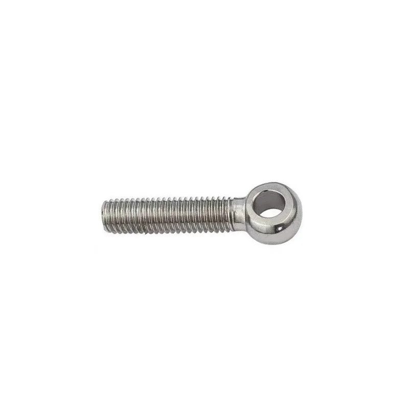 Customized All Sizes High quality SS304 Swing bolt Stainless Steel Full thread DIN 444 Eye Bolt