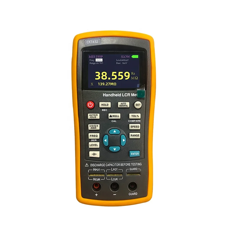 CKT431 Handheld LCR Meter RLC Bridge Component Measuring Instrument CKT432 CKT433