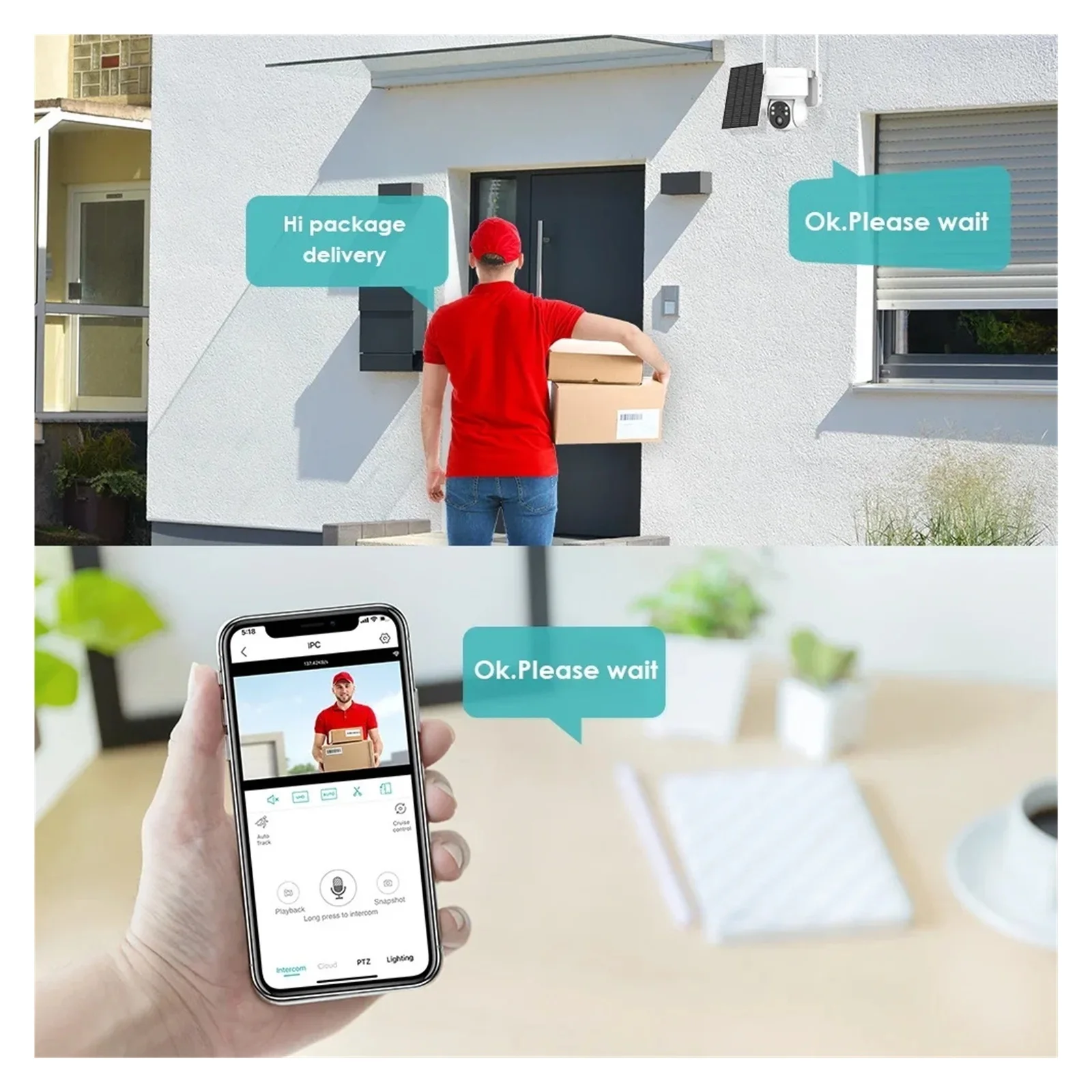 Senhuo WIFI solar camera 4G HD 2.5K bidirectional voice PIR Artificial intelligence Human detection PTZ CCTV security monitoring