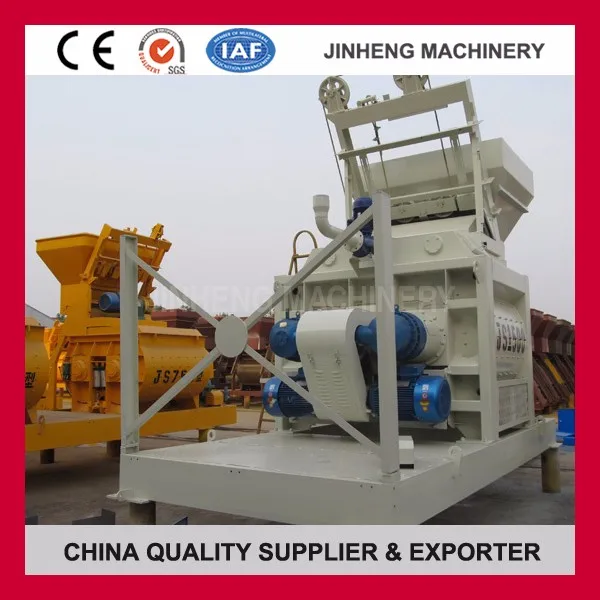 JS1500 industrial Cement Mixing Machine Automatic Precast Twin Shaft  with cheap price