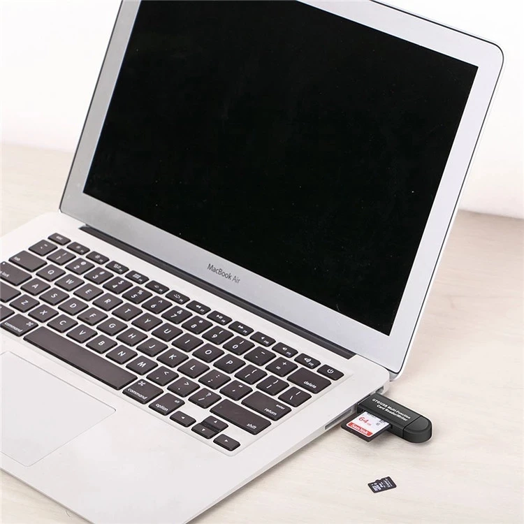 YC320 Тип C / micro USB 3 в 1 Универсальный складной многофункциональный TF SD кардридер для