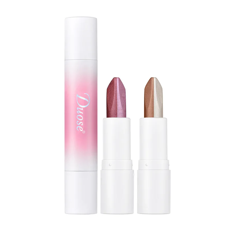 
DUOSE velvet high gloss gradient double-headed six-color eye shadow stick eye modification lazy eye shadow makeup 