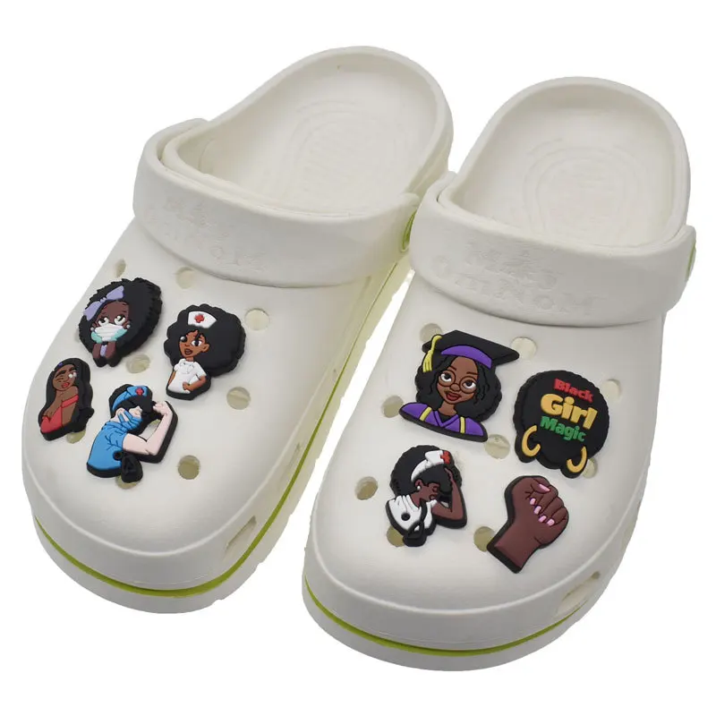 Shoe Decorative Accessories PVC Soft Rubber  Beach Garden Shoes Accessories Shoe charms