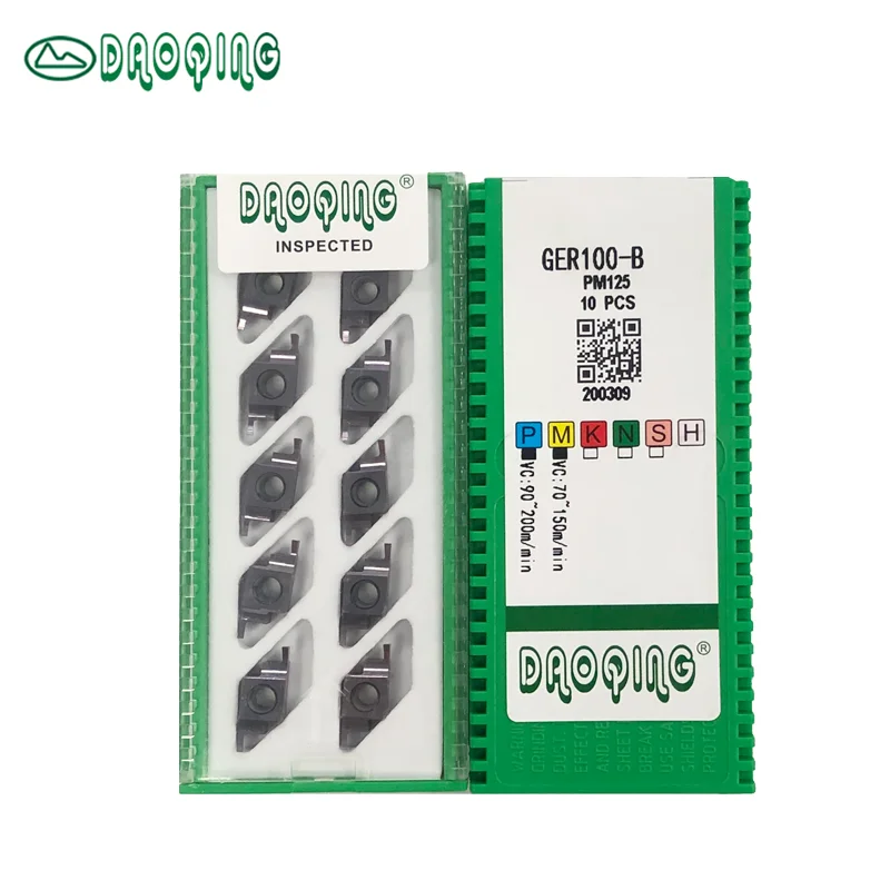 Chengdu Daoqin GER series inner hole grooving tool Tungsten carbide grooving cut off grooving insert