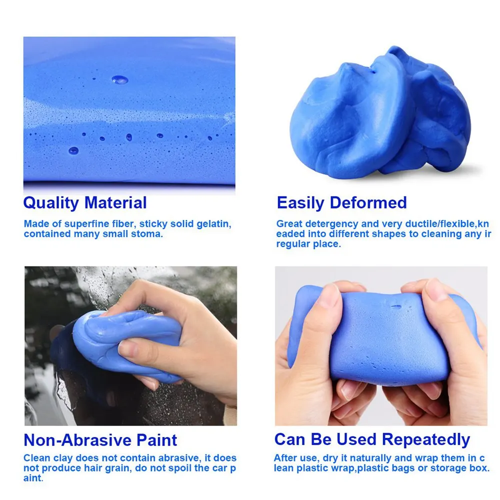 200g Car Detailing Clay Bar Auto Wash Magic Bar for Car Care