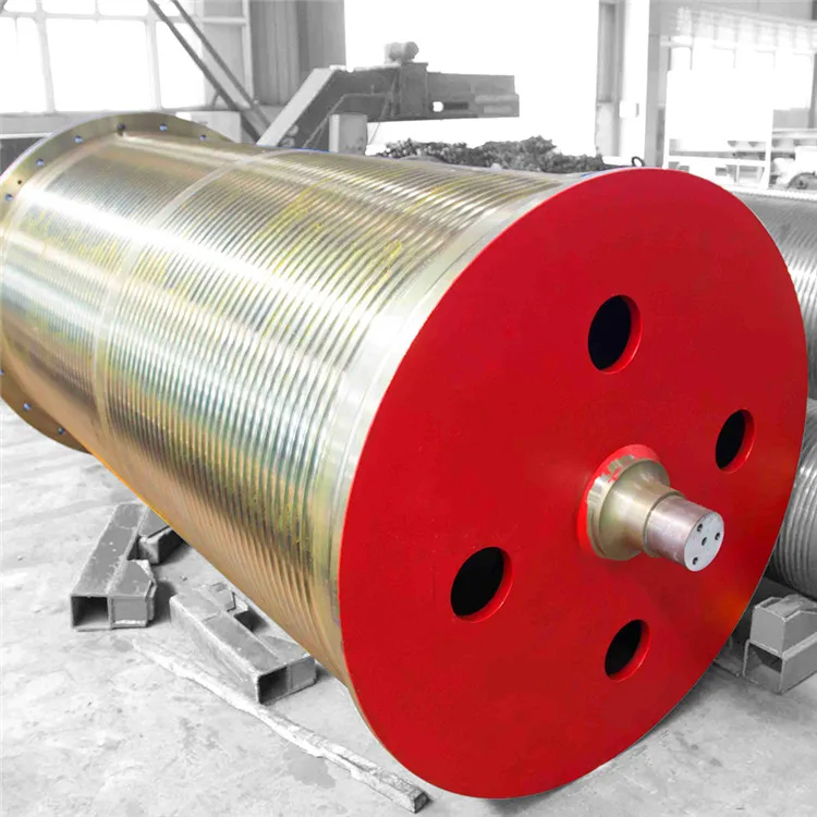 Material Handling Machined Steel Crane Drum Gantry Crane Electric Motor Drum