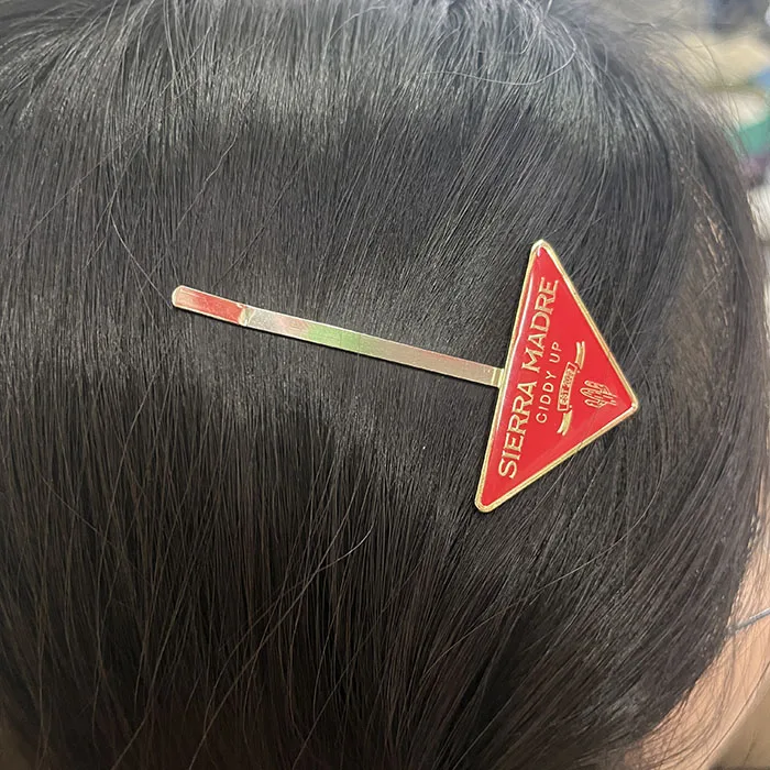 Custom logo golf marker hair pin soft enamel golf ball marker hair pins
