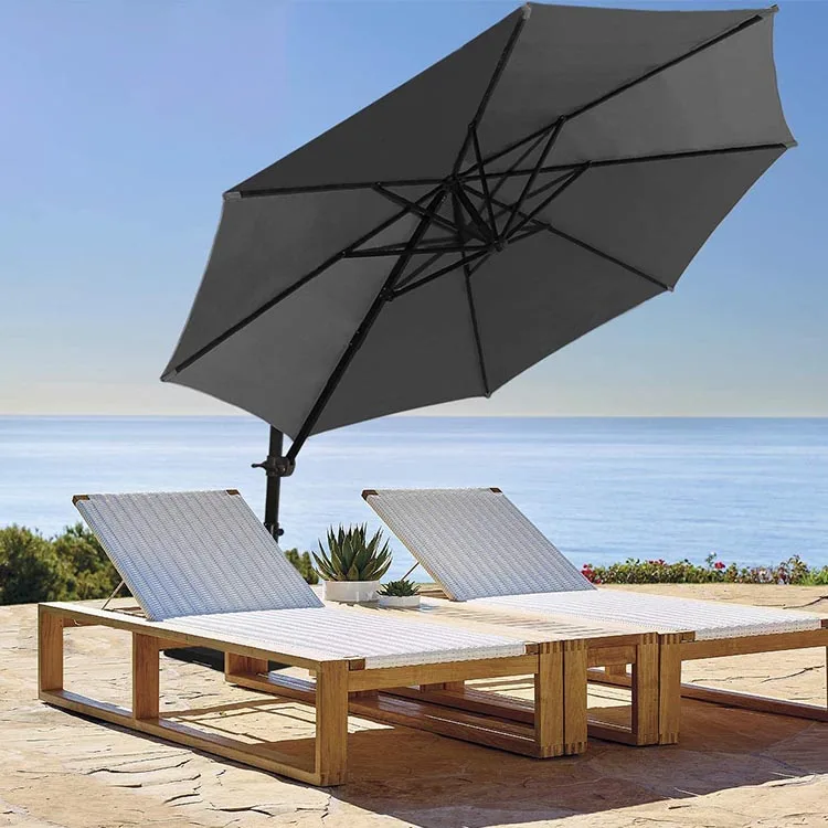 Factory direct sale patio umbrella Commercial custom beach cabana Patio Umbrellas & Bases