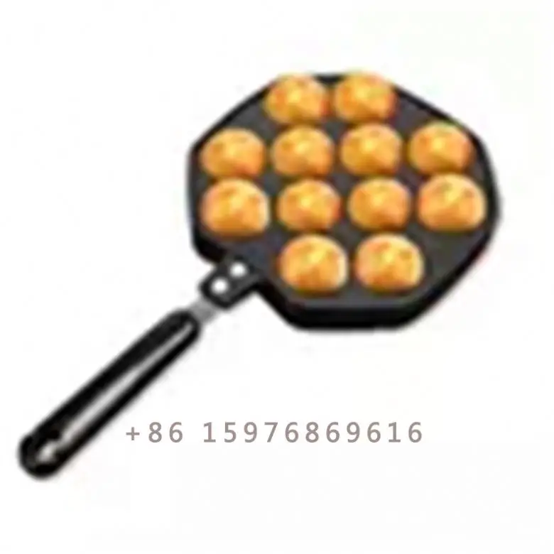 12 отверстий домашняя кухонная антипригарная форма из литого алюминия с покрытием Takoyaki