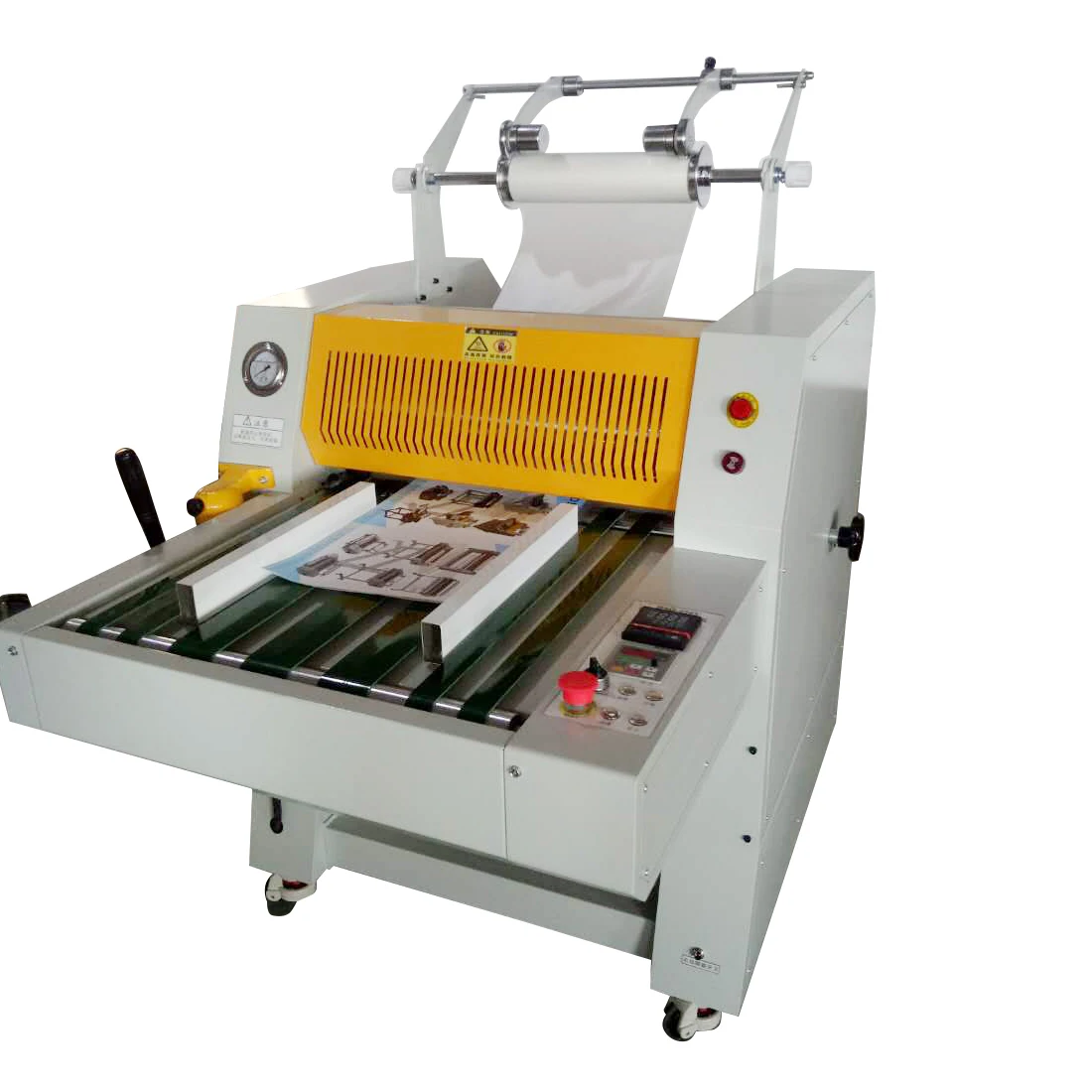 Automatic anti-roll laminating machine Large steel roll laminating machine Small automatic laminating machine Coated paper