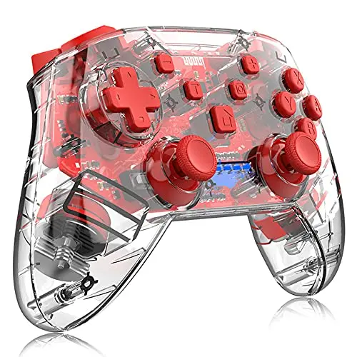  Джойстик NS Switch Pro беспроводной контроллер с несколькими вибрациями прозрачный 6 цветов в