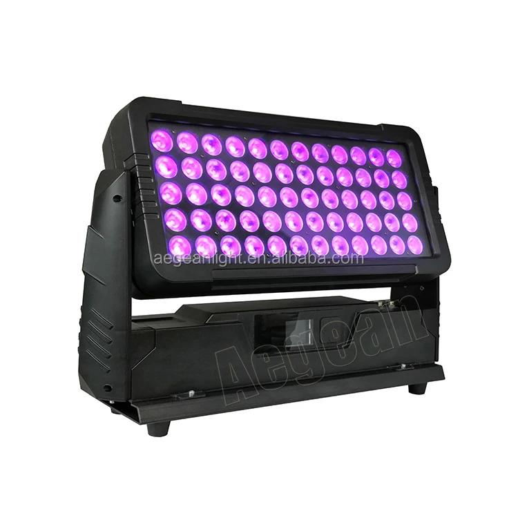  Светодиодный настенный светильник RGBW dmx 60 х10 Вт IP65 наружное здание с регулируемой яркостью водонепроницаемые светодиодные
