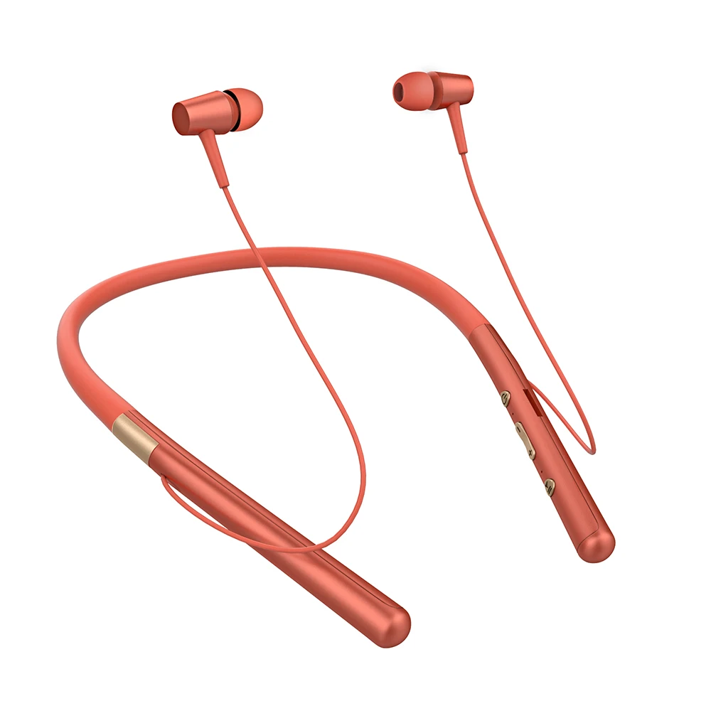 Neckband Sports Headphones Magnetic Wireless Blue Tooth Earphones