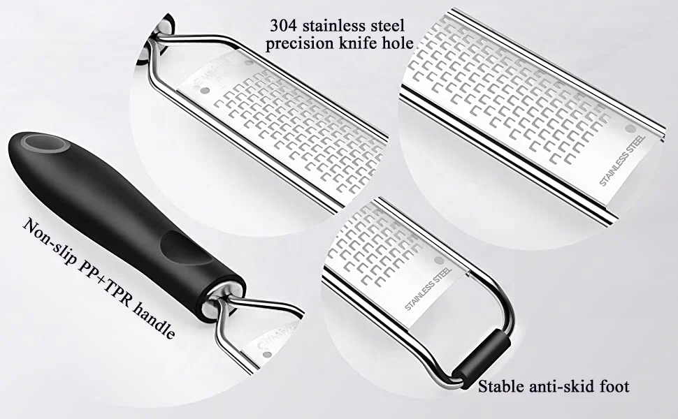 Multifunctional Grater Stainless Steel Manual Lemon Zester  Coconut Vegetable Cheese Grater