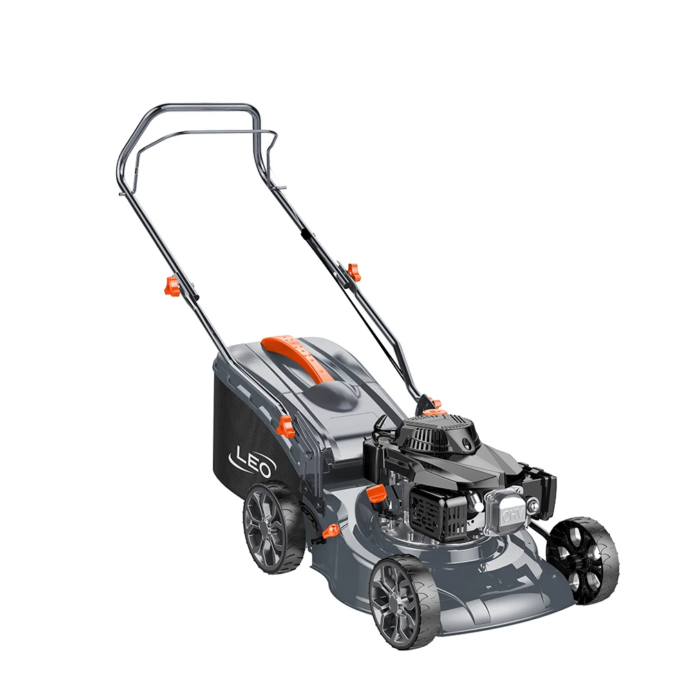 LEO LM40-L China suppliers best price cordless rear discharge mini gasoline lawn mower