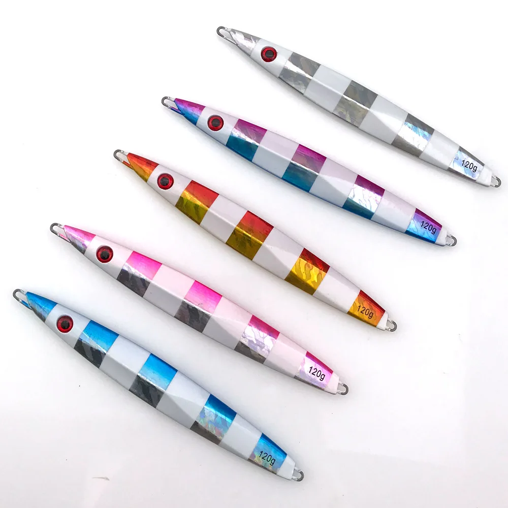 2021 NEW Metal Jigging lure 80g 100g 120g 150g 300g metal jig bait bass tuna lures jig lead pesca fishing tackle