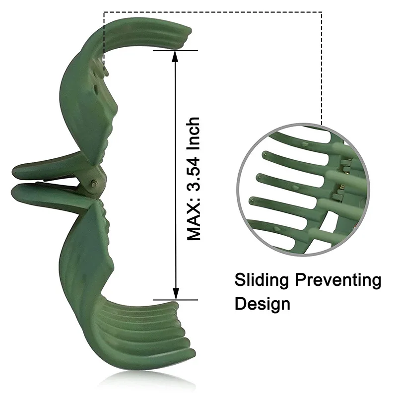 11cm Large Korean Hairgrips Frosted Banana Hair Clips Plastic claw clips Nonslip hair clamp Hair Claw Clips Women Matte