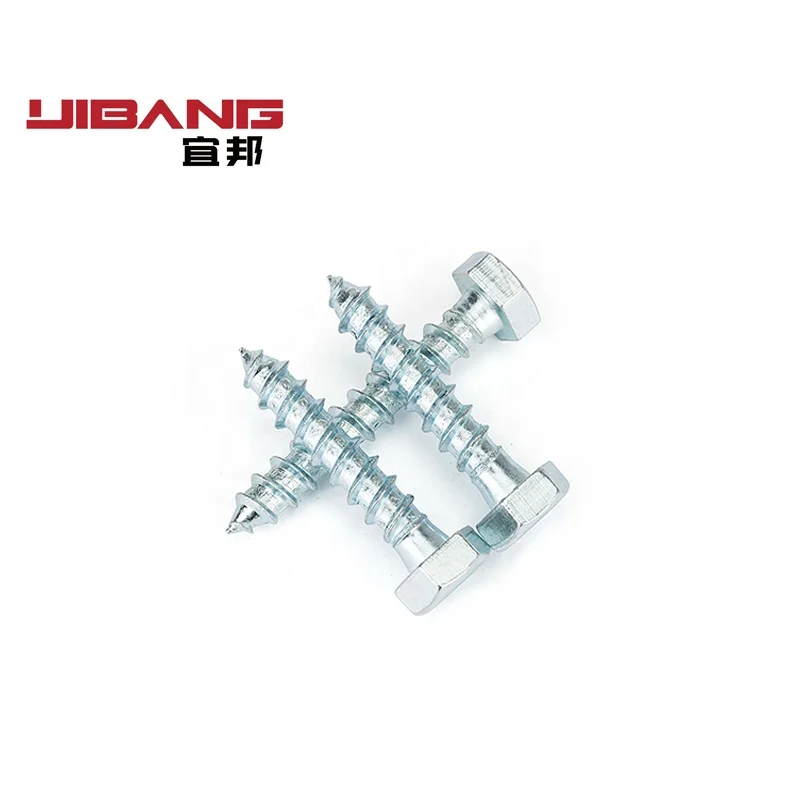 DIN 571 Tornillos Para Madera , Stainless Steel Long Short Torx Countersunk Bulk Hex head Lag Wood Screw