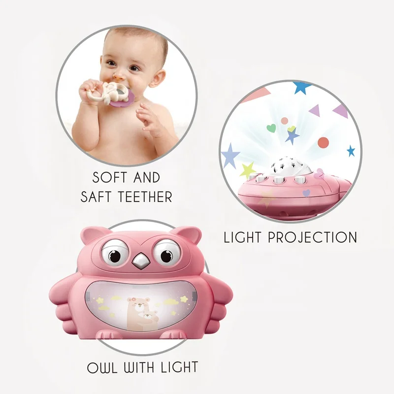 Comfort baby rotating bell hanging music bedside bell projection crib mobile toys