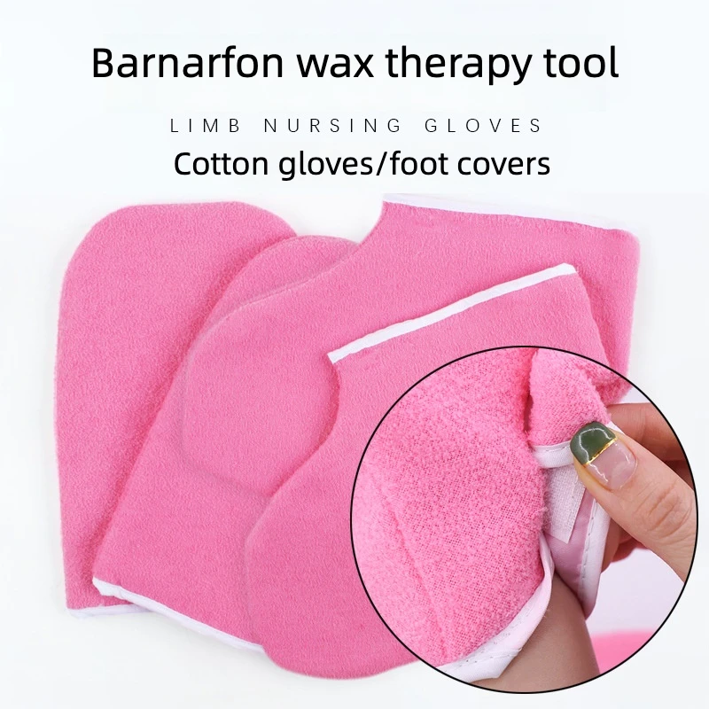 Paraffin Wax Gloves & Booties,Moisturizing Hot Wax Hand Therapy Gloves Great for Paraffin Wax Machine