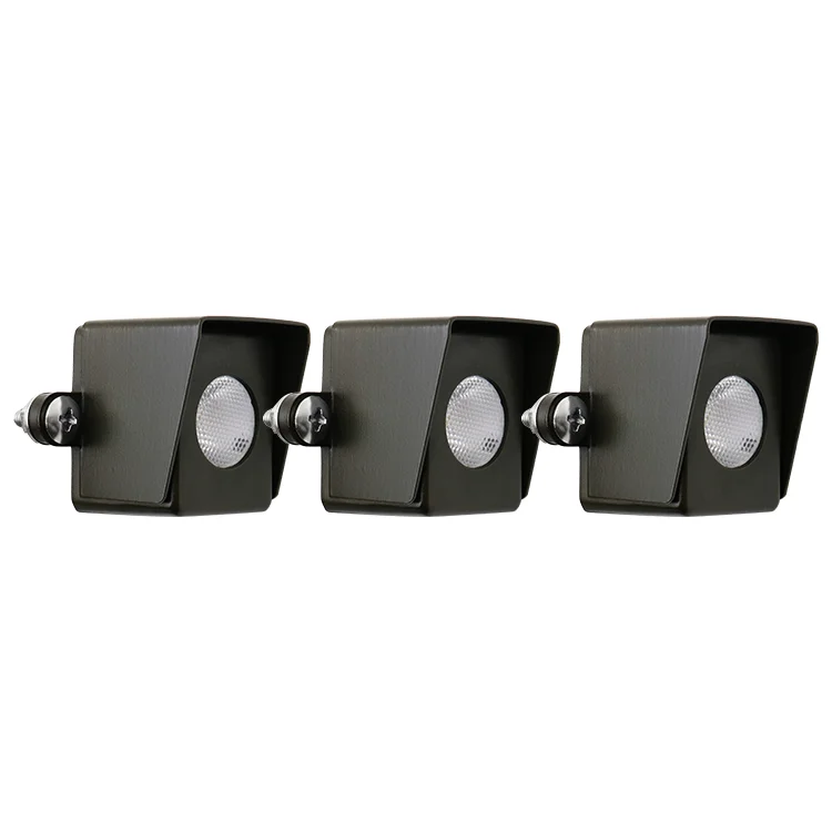 Die-Cast Brass Low Voltage 9-17V AC/DC 3W 5 Years Warranty Mini Beam Stake Light Integrated Led Fixture
