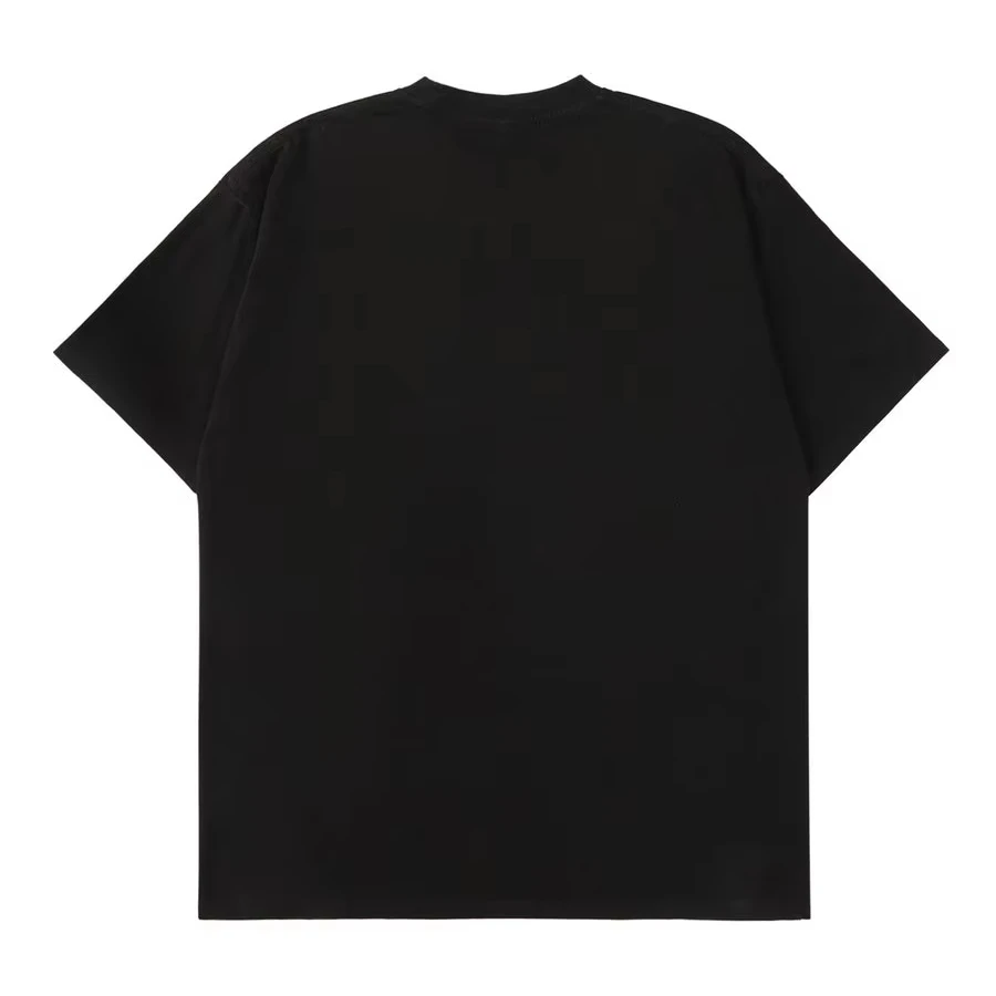 Custom 2025 Trendy Round Collar Jersey Shorts Short Sleeve Loose Boxy Fit Street Contrast Color Plaid Embroidered T-Shirt