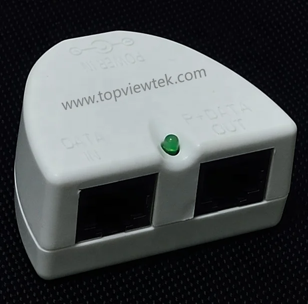 PoE инжектор Пассивный PoE инжектор питания PoE коммутационная панель 802.af/ at 10/100/1000M