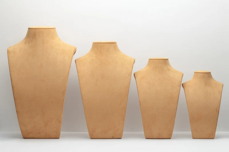 Factory tailored luxury Jewellery Stand pendant Necklace Display bust mannequin for luxury jewelry store display cabinet