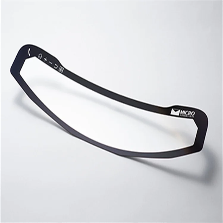 1mm 1.8mm 2.0mm 3.0mm mirror effect glass cover for two way mirror car dvr/reaview mirror