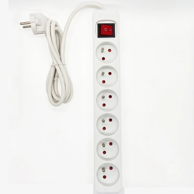 china power extension french plug socket trade 6 socket electric board power strip