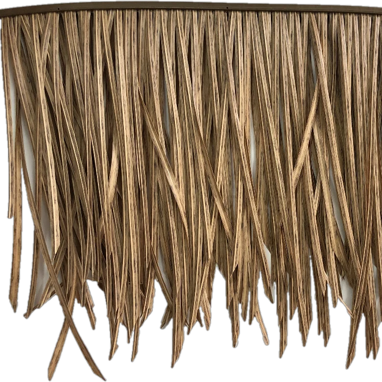 Factory Direct Supply Artificial 50cmx100cm plastic rattan thatch roof tiles - CD8-100