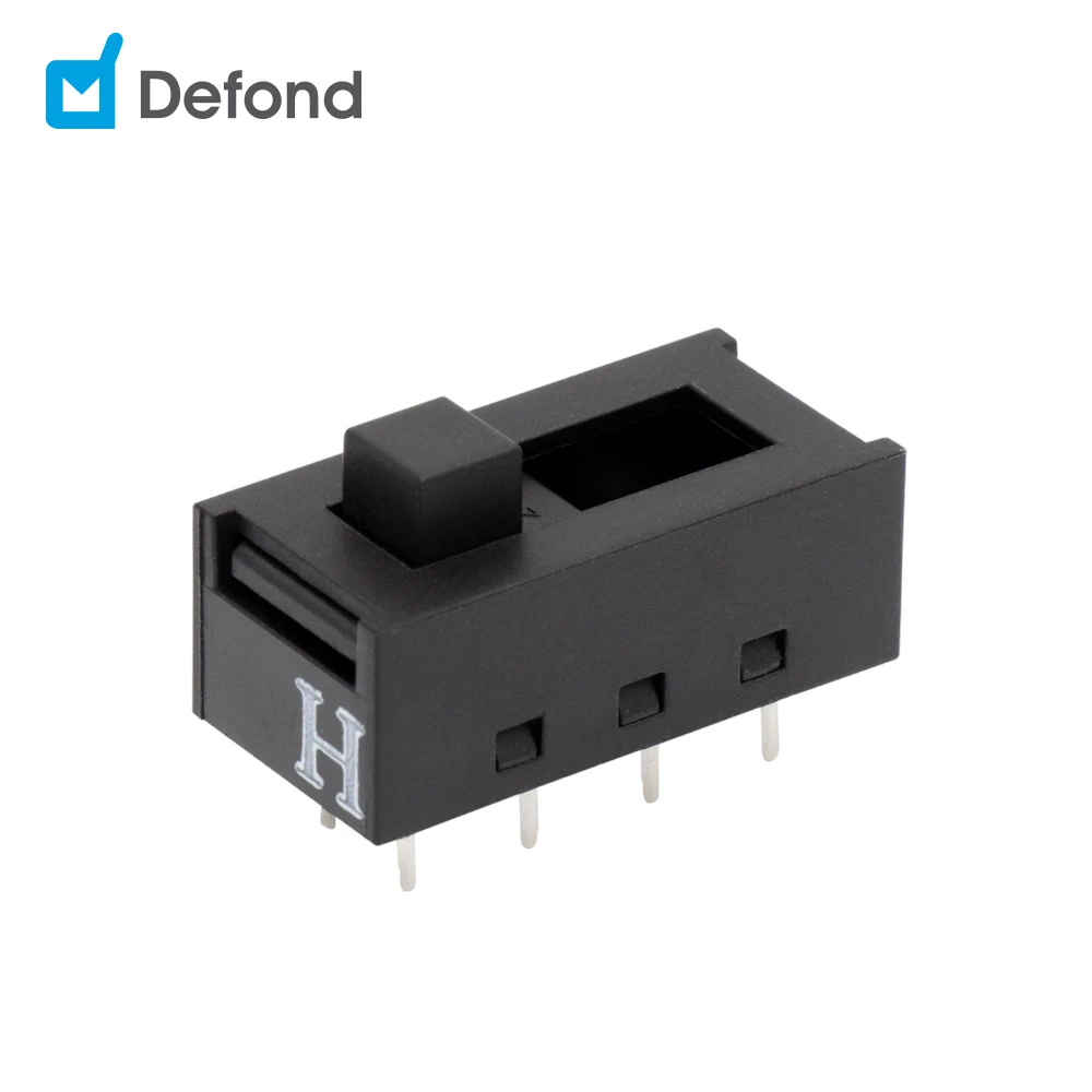 Slide Switch DSE-2310-BAP31-11R On-On 8 Pin  10A AC Power PCB Mounted Micro Switch Wireless Slide Switch