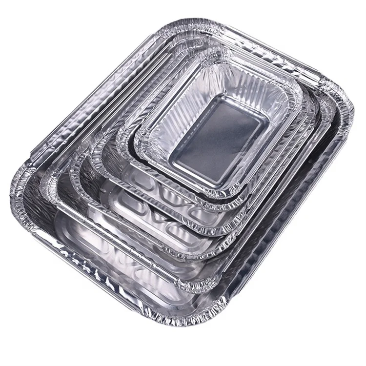 Catering high quality 1000ml aluminum foil box aluminium foil  containers