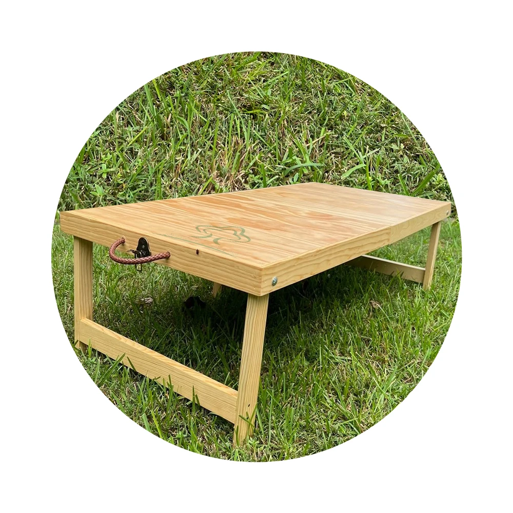 Wooden Beach Tables for Sand Foldable,Wooden Portable Boho Travel Low Picnic Table Foldable for Camping, Party, Beach,BBQ