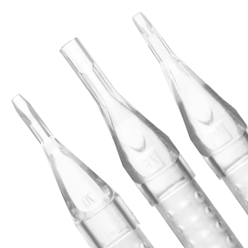 Disposable Tips With Sterilization Packaging Work Together With Tattoo Needle And Grips 50pcs Round Flat Diamond