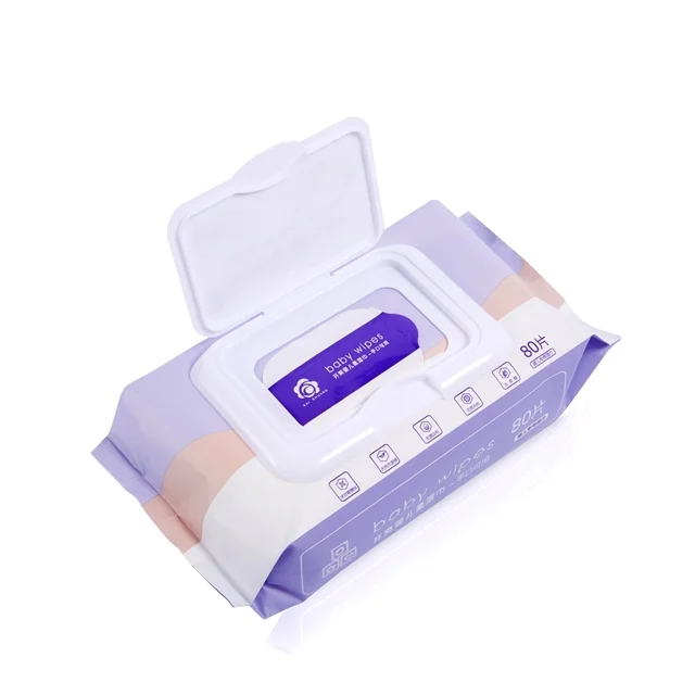  Baby Wet Wipes wholesale 80pcs Organic Eco Friendly 100% Natural Bamboo Cotton Sensitive Water